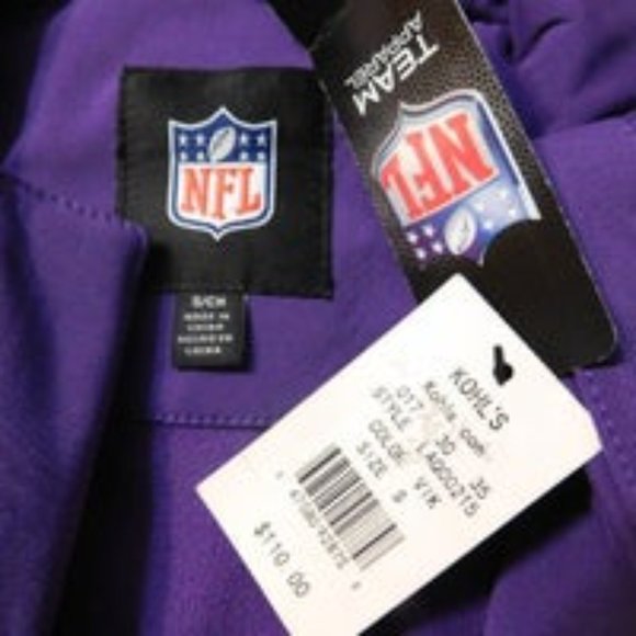 Minnesota Vikings NFL Full Zipper Logo Jacket NEW - Picture 5 of 8
